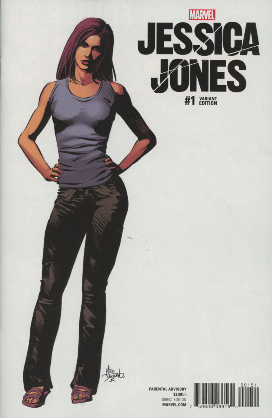 Jessica Jones #1 Cover F Incentive Mike Deodato Jr Teaser Variant Cover (Marvel Now Tie-In)