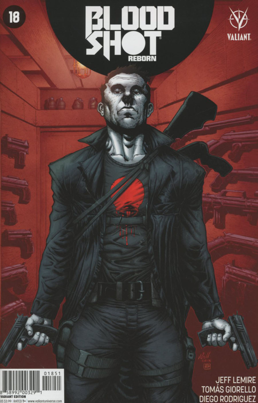 Bloodshot Reborn #18 Cover E Incentive Robert Gill Variant Cover