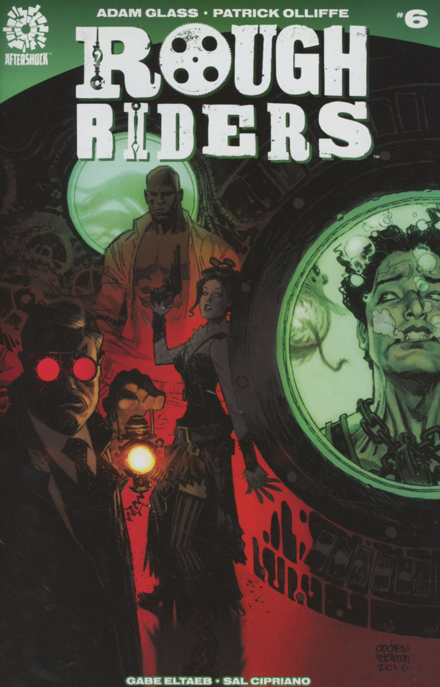 Rough Riders #6 Cover B Incentive Andrew Robinson Horror Variant Cover