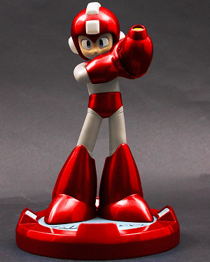 Mega Man Collectors Edition Statue With Induction Technology - Rush Red SDCC Exclusive