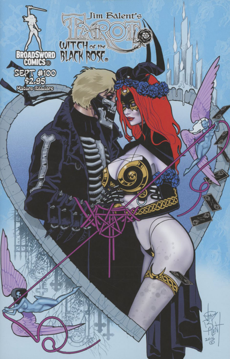 Tarot Witch Of The Black Rose #100 Cover A Regular Jim Balent Heart Cover