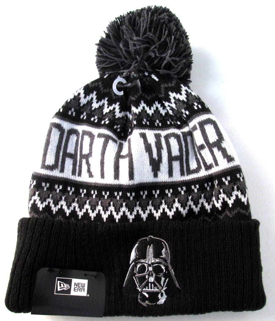 Star Wars Darth Vader Wintry Pom Knit Cap