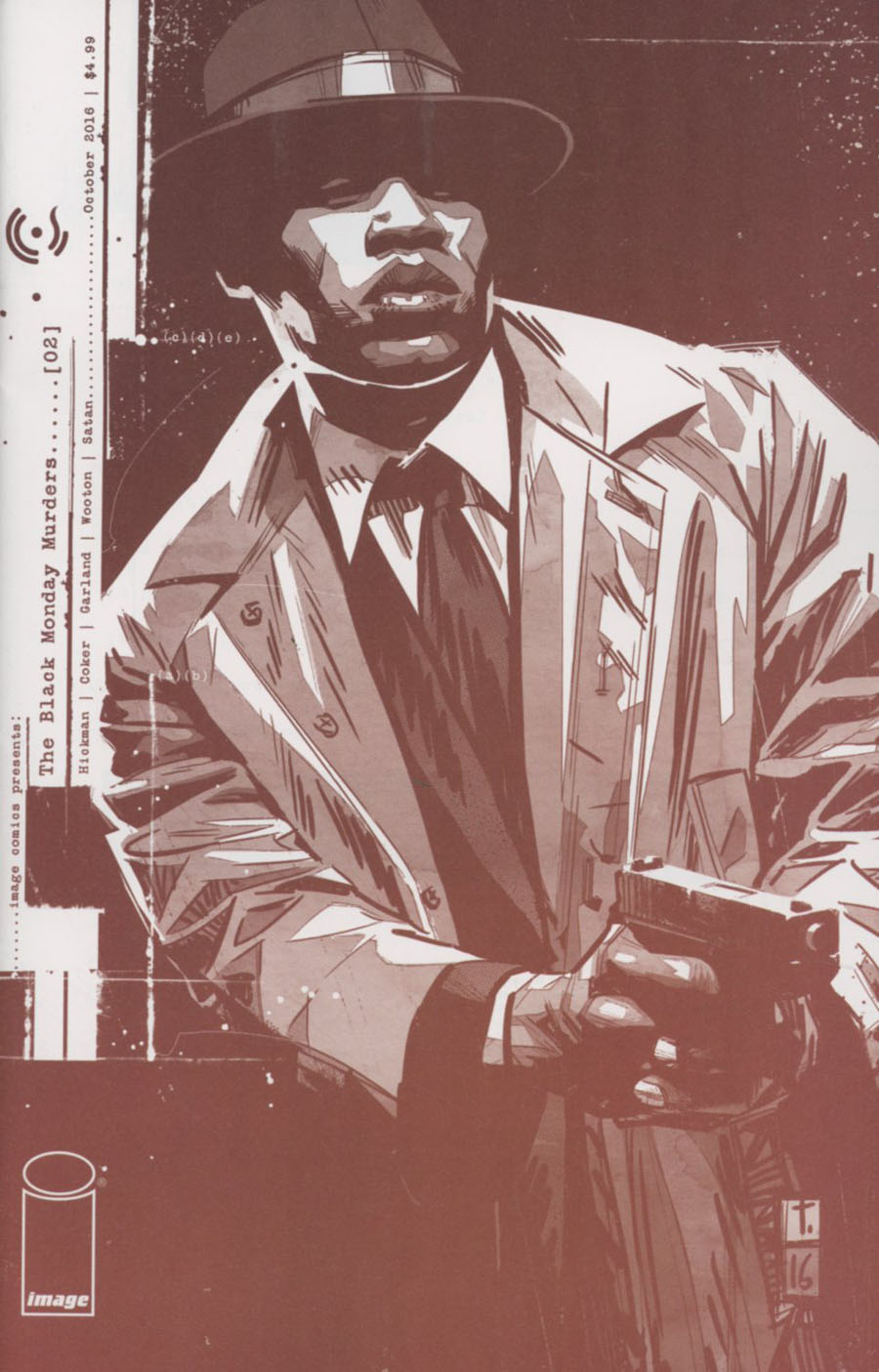 Black Monday Murders #2 Cover B 2nd Ptg Tomm Coker Variant Cover