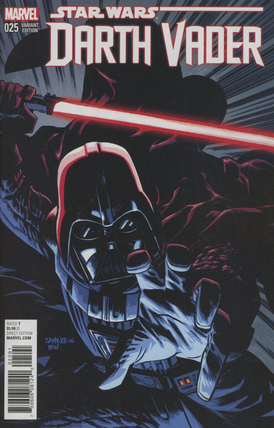 Darth Vader #25 Cover G Incentive Chris Samnee Variant Cover