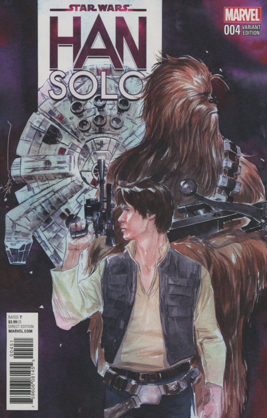 Star Wars Han Solo #4 Cover E Incentive Dustin Nguyen Variant Cover