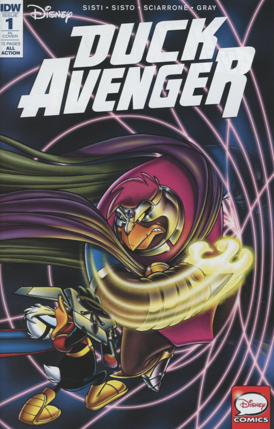 Duck Avenger #1 Cover C Incentive Claudio Sciarrone Variant Cover