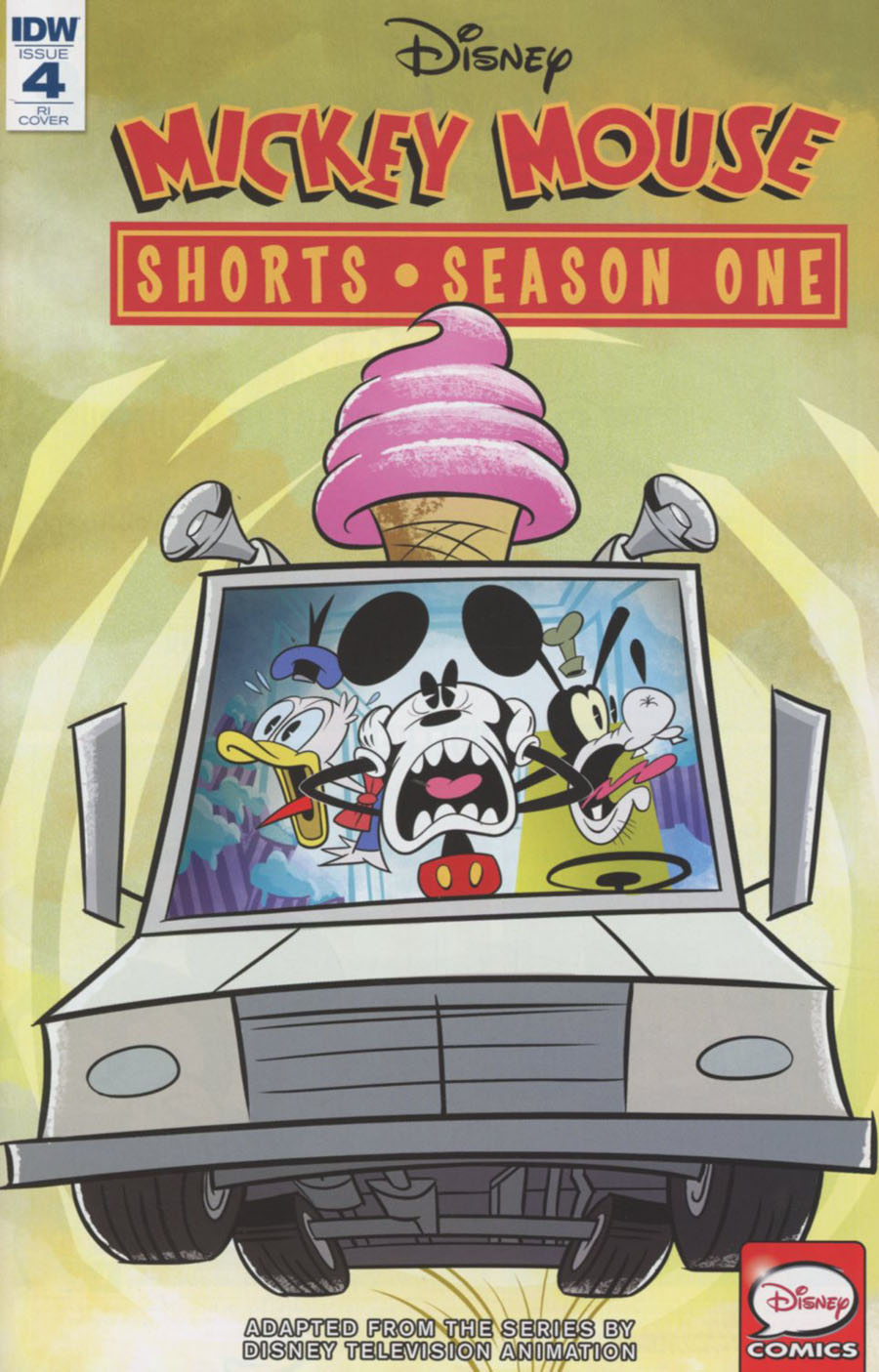 Mickey Mouse Shorts Season 1 #4 Cover C Incentive Kali Fontecchio Variant Cover
