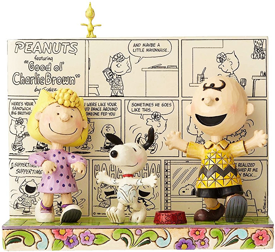 Peanuts By Jim Shore Peanuts Comics Happy Dance Figurine