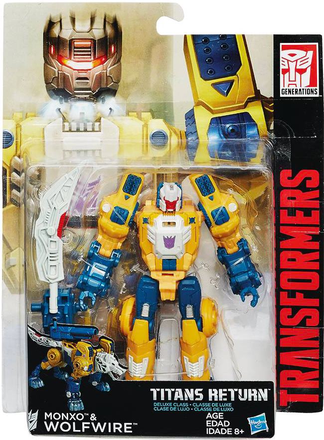 Transformers Generations Titans Return Deluxe Action Figure Assortment 201602 - Wolfwire