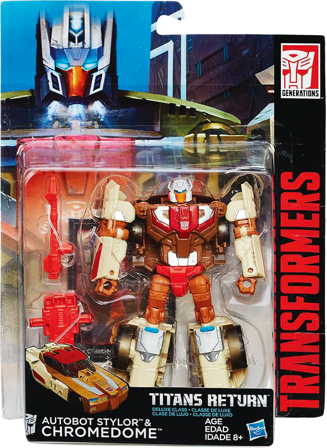 Transformers Generations Titans Return Deluxe Action Figure Assortment 201603 - Chromedome