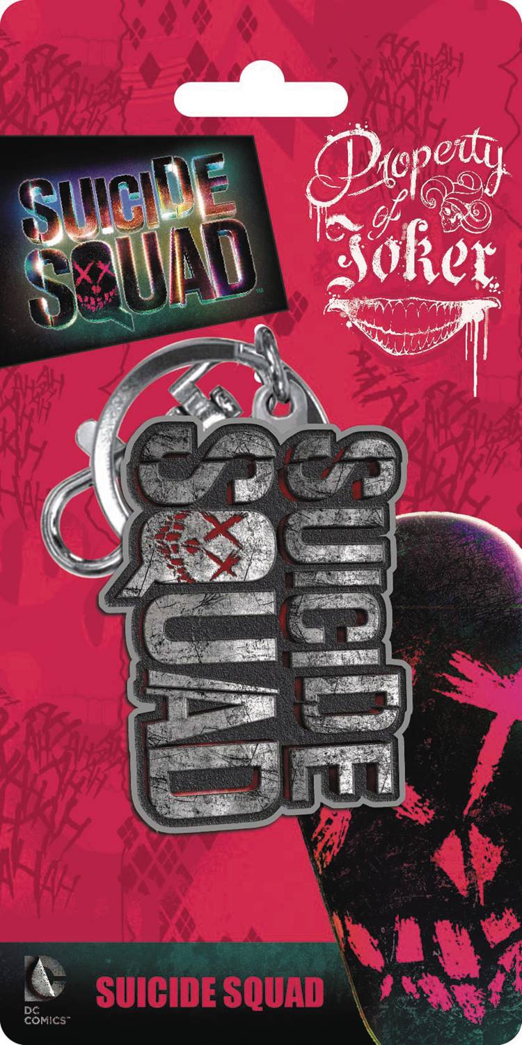 Suicide Squad Logo Pewter Keyring