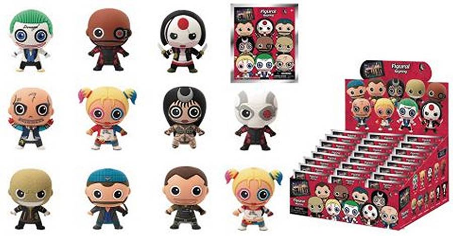 Suicide Squad Movie Laser-Cut Figural Keyring Blind Mystery Box