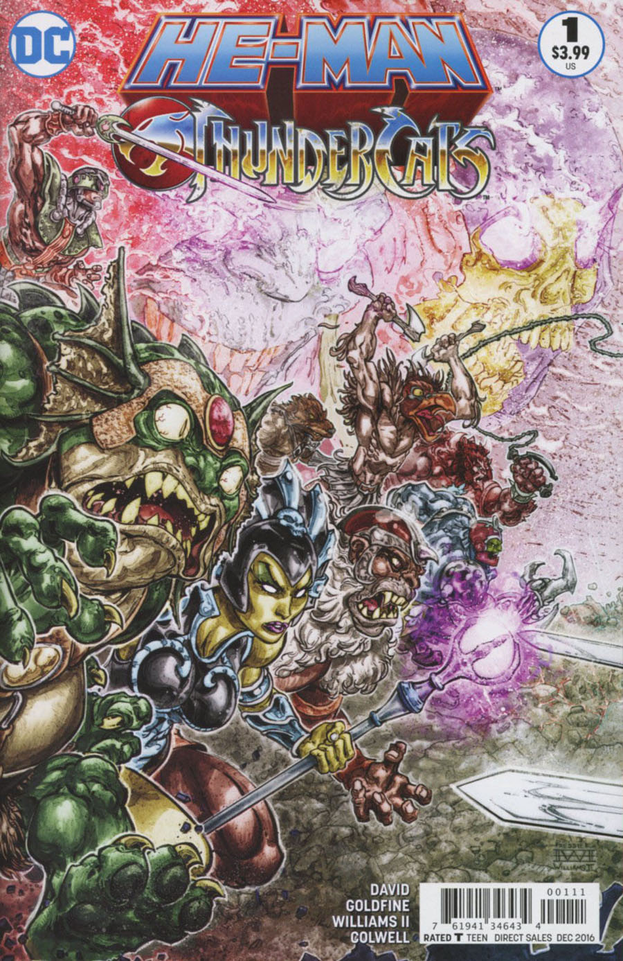 He-Man Thundercats #1 Cover B 1st Ptg Regular Villains Cover