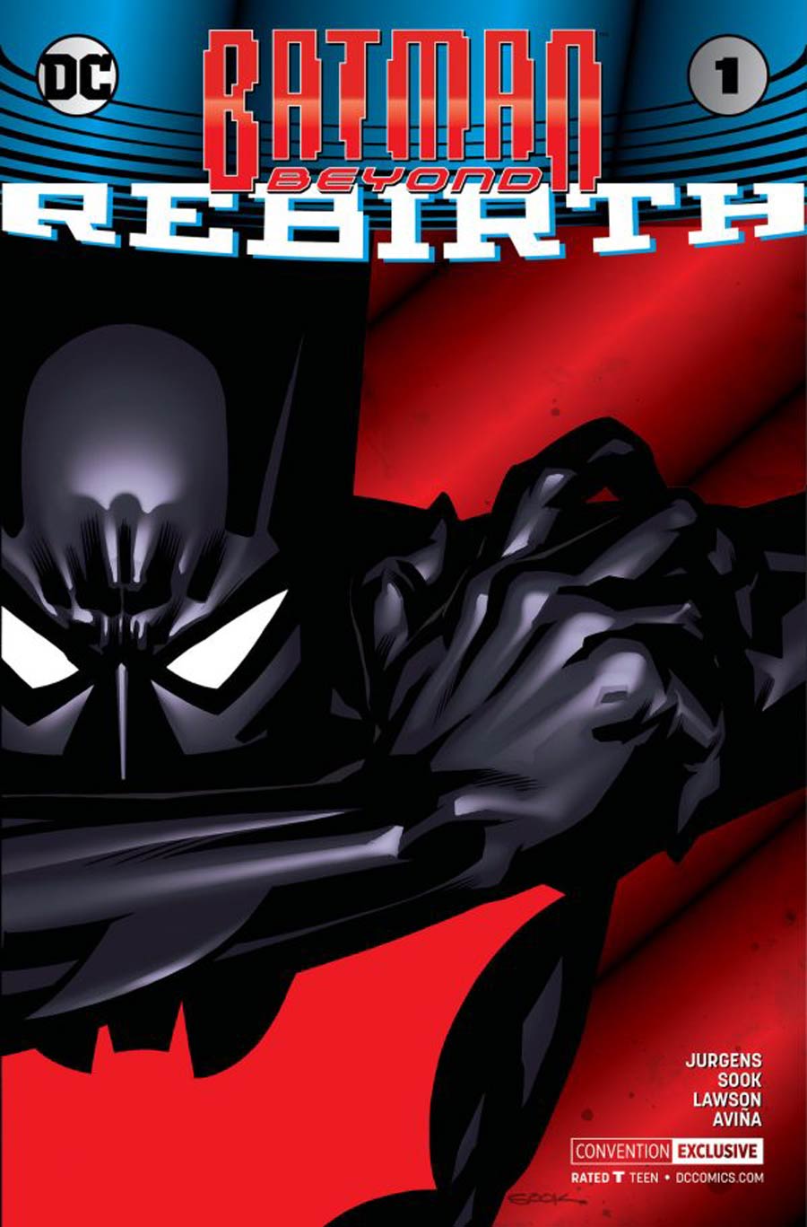 Batman Beyond Rebirth #1 Cover D NYCC Exclusive Ryan Sook Chrome Cover