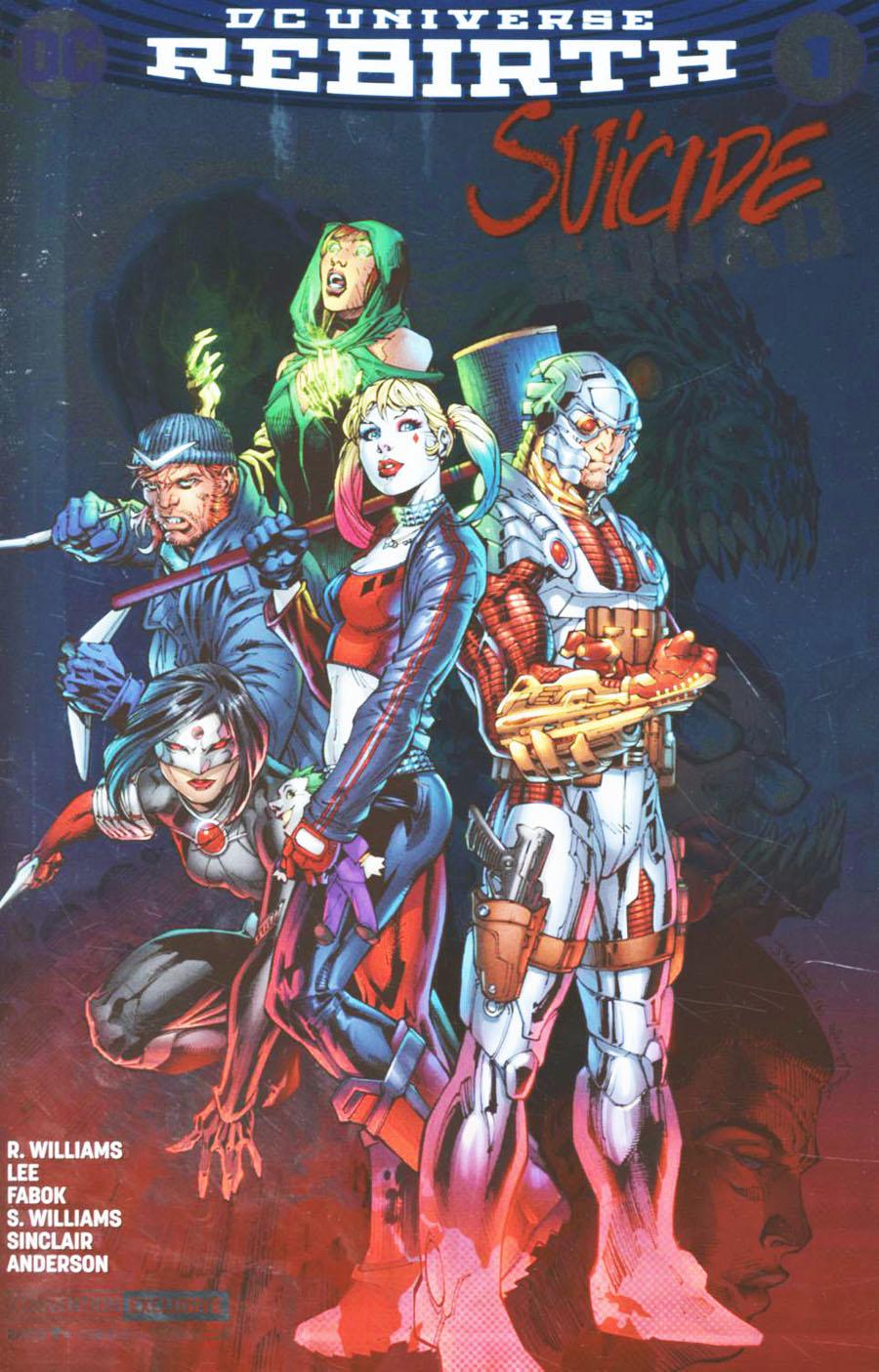 Suicide Squad Vol 4 #1 Cover J NYCC Exclusive Jim Lee Chrome Cover