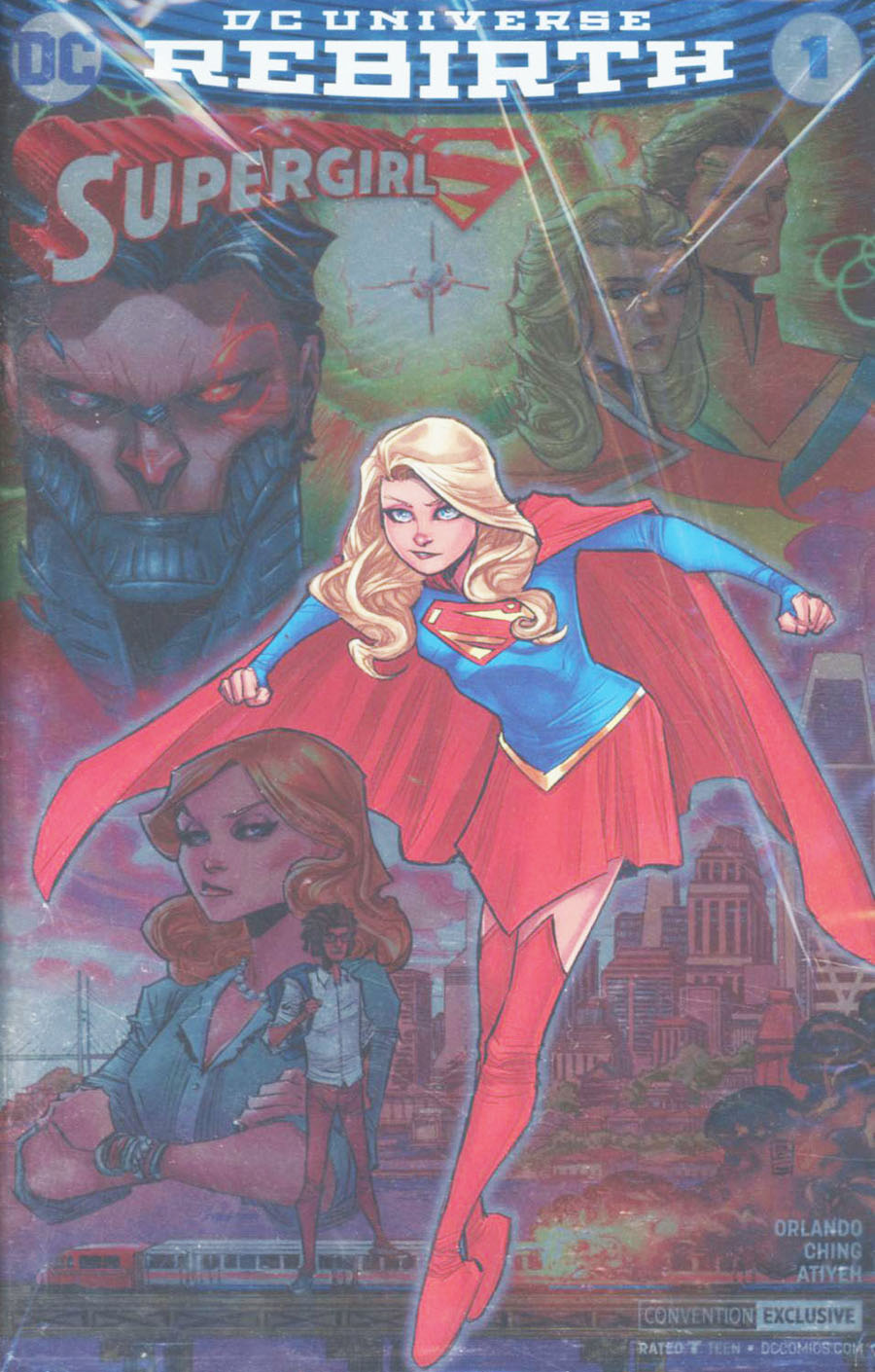 Supergirl Vol 7 #1 Cover E NYCC Exclusive Brian Ching Chrome Cover
