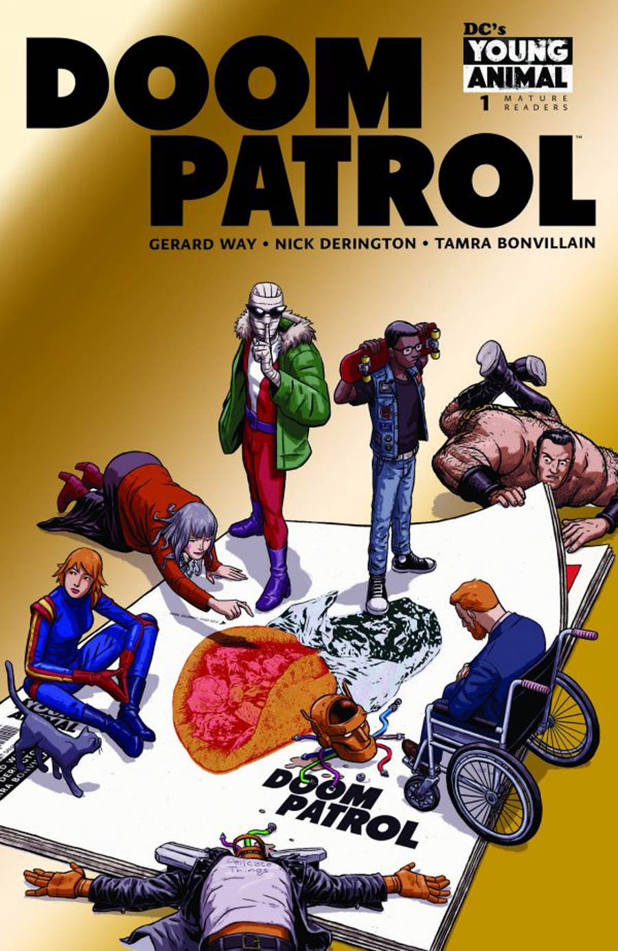 Doom Patrol Vol 6 #1 Cover G NYCC Exclusive Chrome Variant Cover