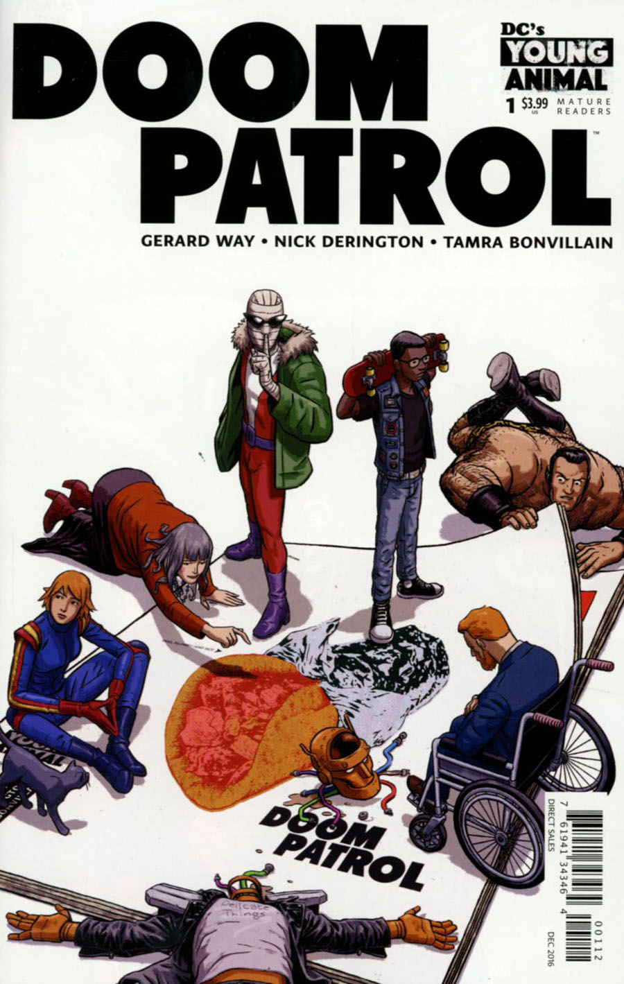 Doom Patrol Vol 6 #1 Cover H 2nd Ptg Nick Derington Variant Cover