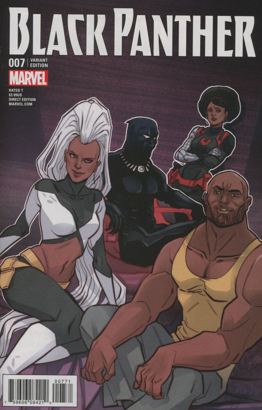Black Panther Vol 6 #7 Cover G Incentive Marguerite Sauvage Variant Cover (Marvel Now Tie-In)