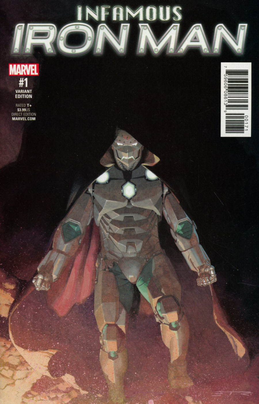 Infamous Iron Man #1 Cover H Incentive Esad Ribic Variant Cover (Marvel Now Tie-In)