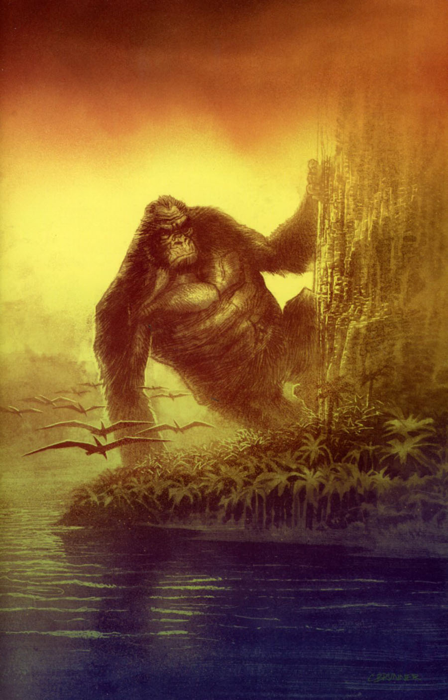 Kong Of Skull Island #4 Cover B Incentive Chris Brunner Virgin Variant Cover