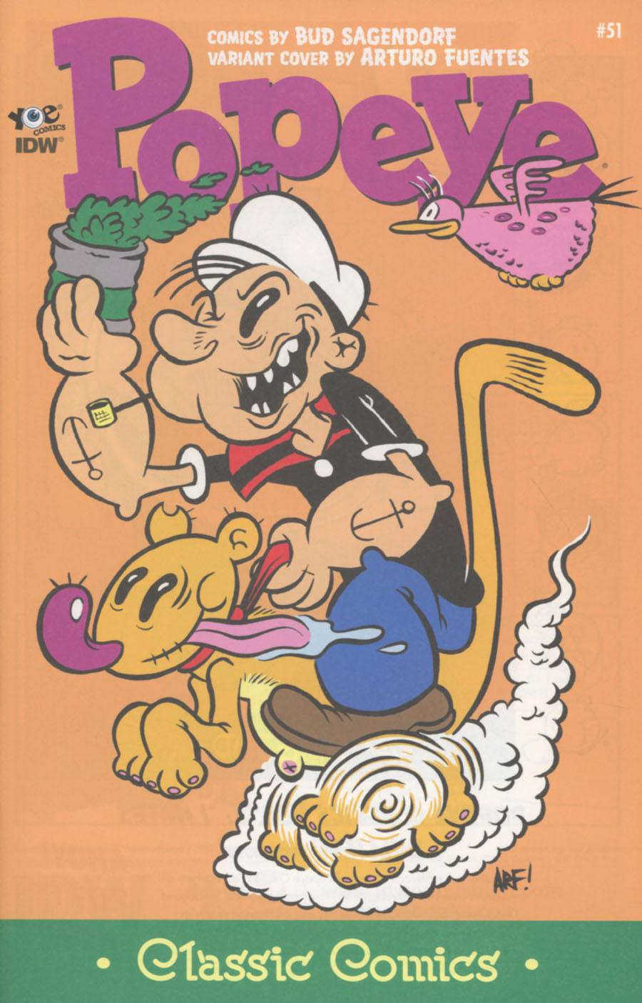 Classic Popeye #51 Cover B Incentive Arturo Fuentes Variant Cover
