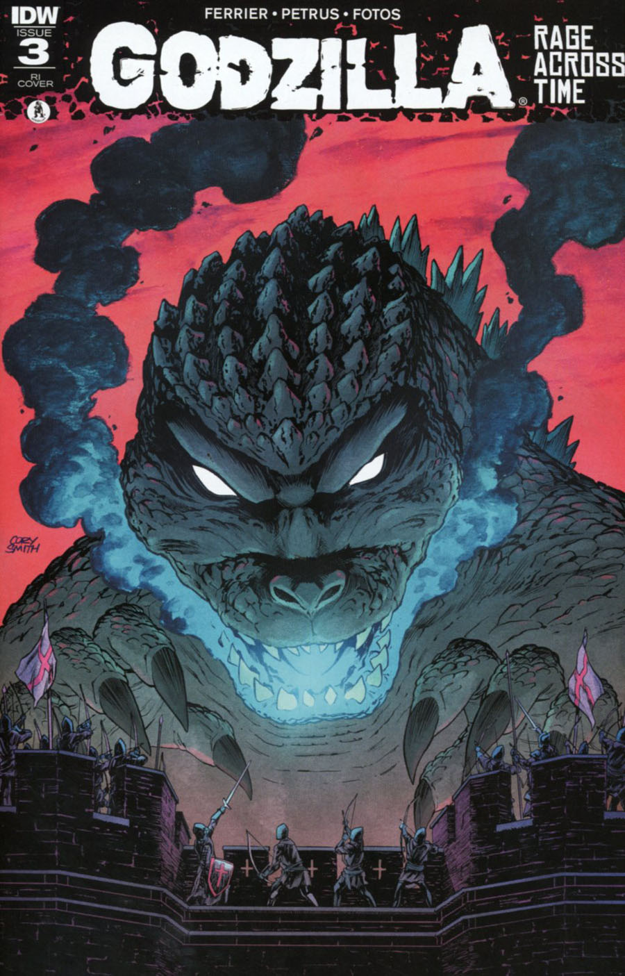 Godzilla Rage Across Time #3 Cover C Incentive Cory Smith Variant Cover
