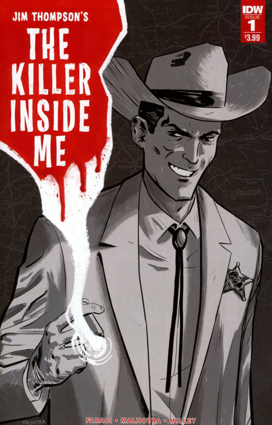 Jim Thompsons Killer Inside Me #1 Cover C 2nd Ptg Vic Malhotra Variant Cover