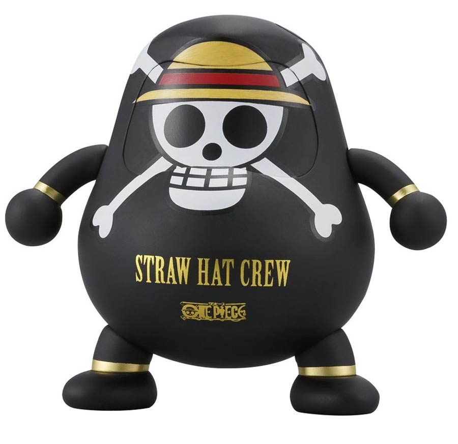 One Piece Daruma Club - Straw Hat Crew Flag (Black) Figure