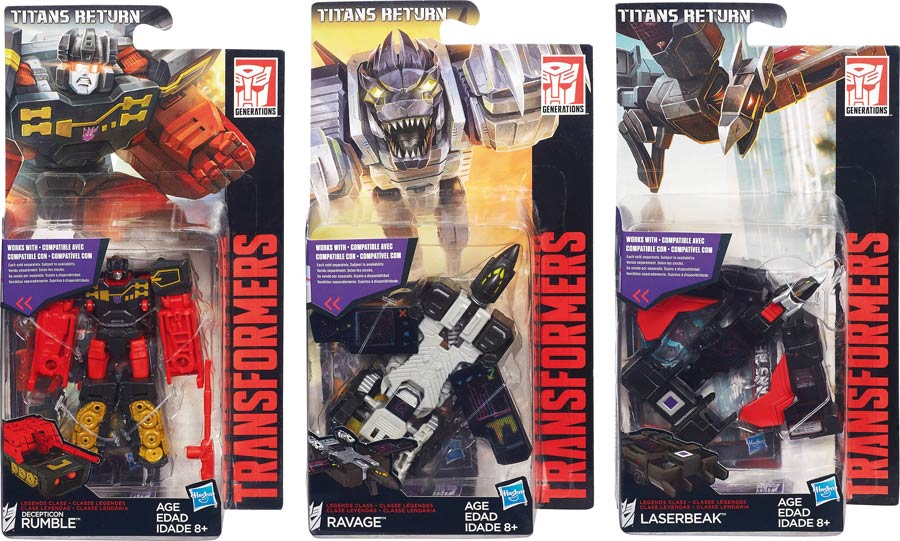 Transformers Titans Return Legends Action Figure Assortment Case 201603