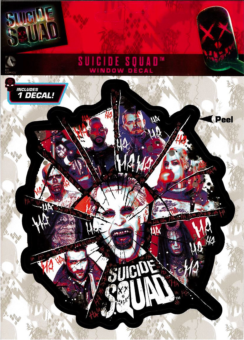 Suicide Squad Movie Vinyl Decal - Character Logo