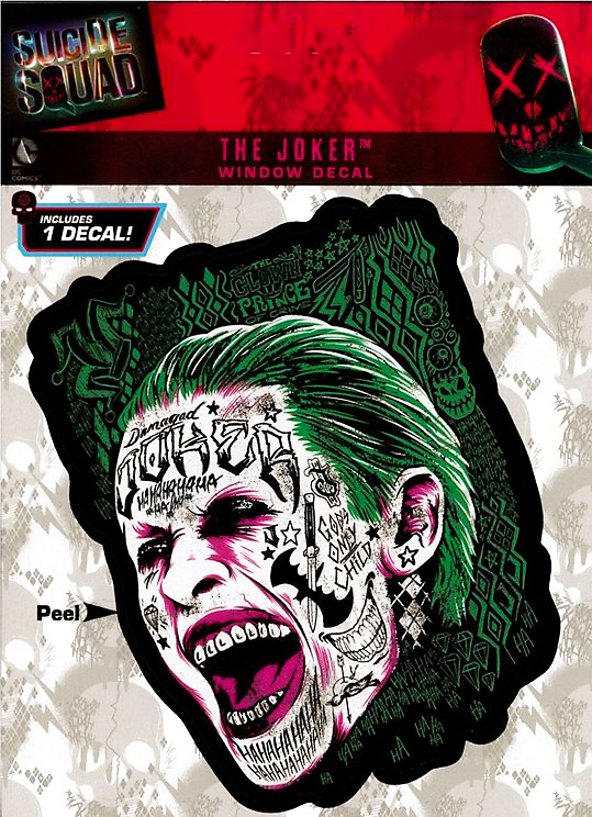 Suicide Squad Movie Vinyl Decal - Joker