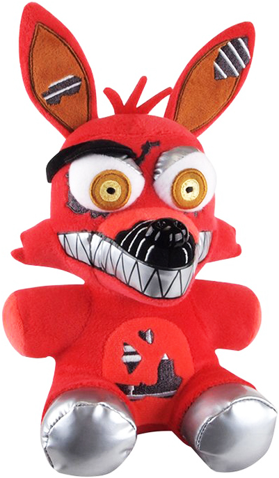 Five Nights At Freddys 6-inch Plush - Nightmare Foxy
