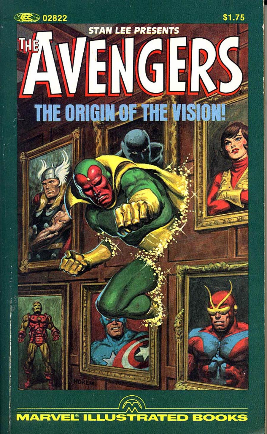 Avengers The Origin of the Vision Marvel Illustrated Books