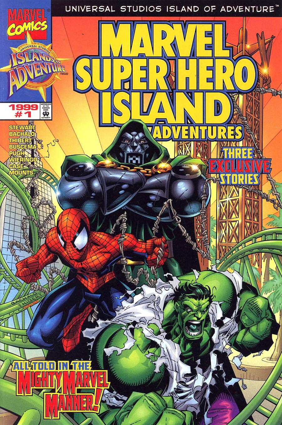 Marvel Super Hero Island Adventures #1 Universal Studios