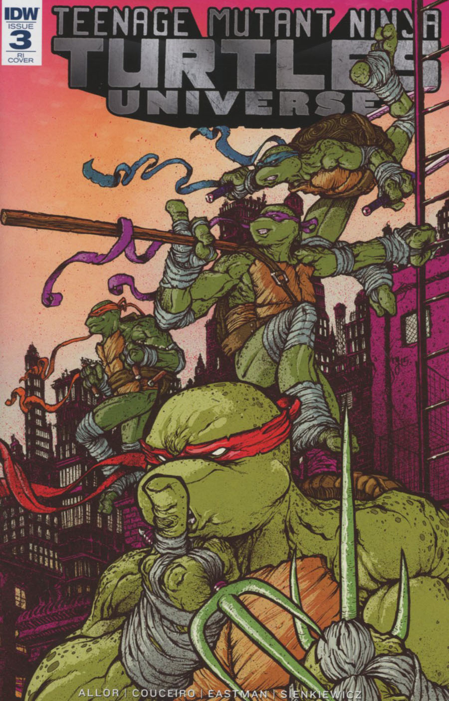 Teenage Mutant Ninja Turtles Universe #3 Cover C Incentive Ryan Lee Variant Cover