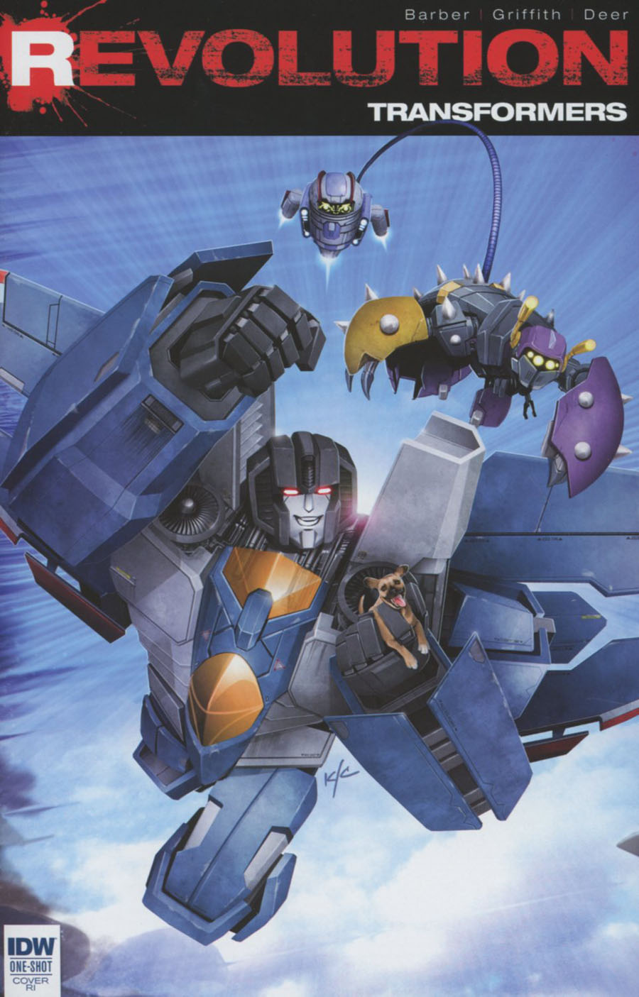 Transformers Revolution #1 Cover D Incentive Ken Christiansen Interlocking Variant Cover