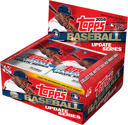 Topps 2016 Update Series Baseball Trading Cards Pack