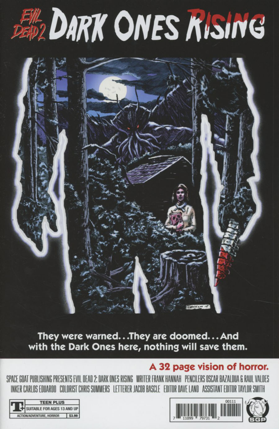 Evil Dead 2 Dark Ones Rising #1 Cover B Regular Tervor Denham Horror Movie Poster Homage Cover