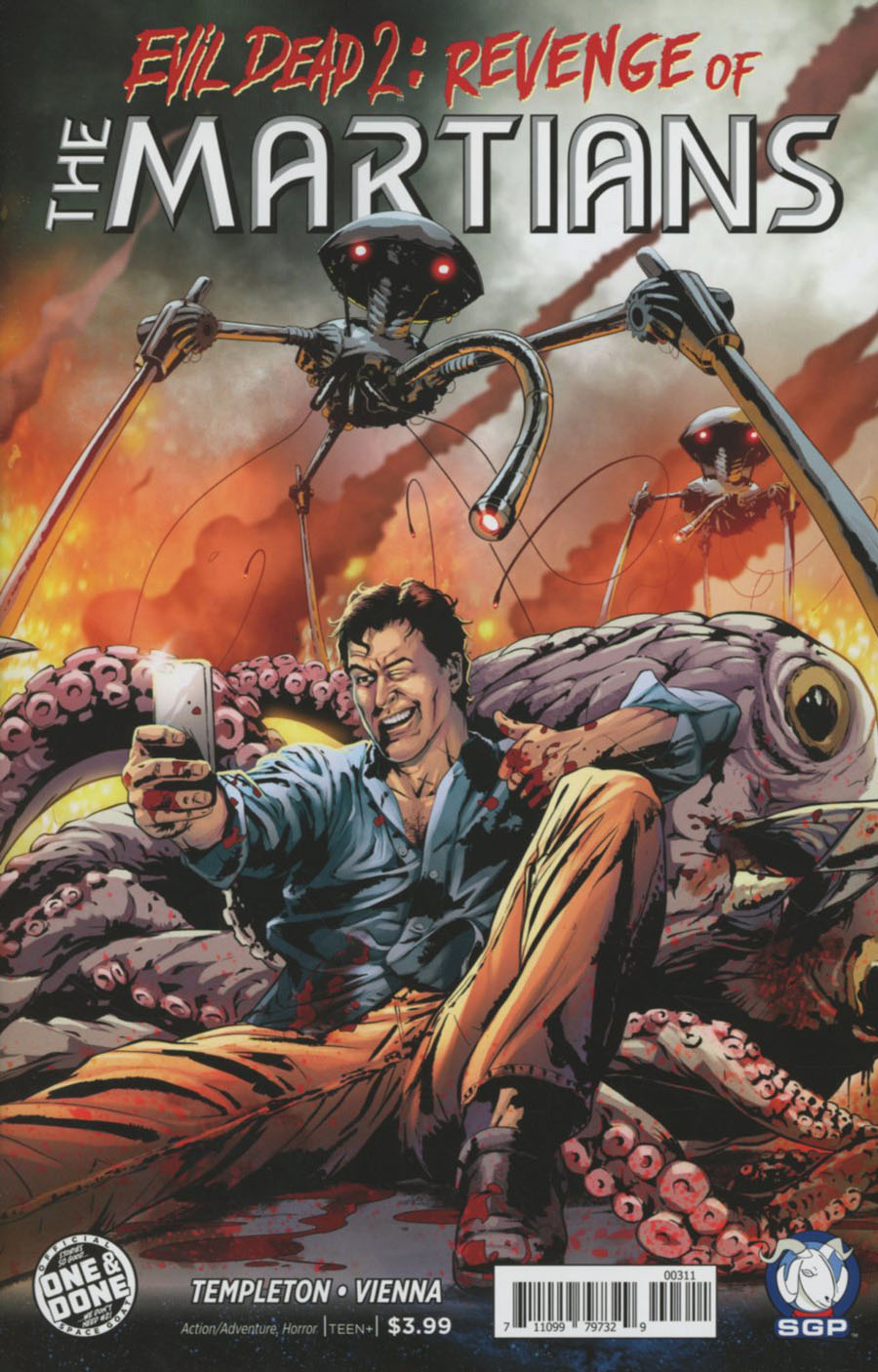 Evil Dead 2 Revenge Of The Martians One Shot Cover A Michael Montenant