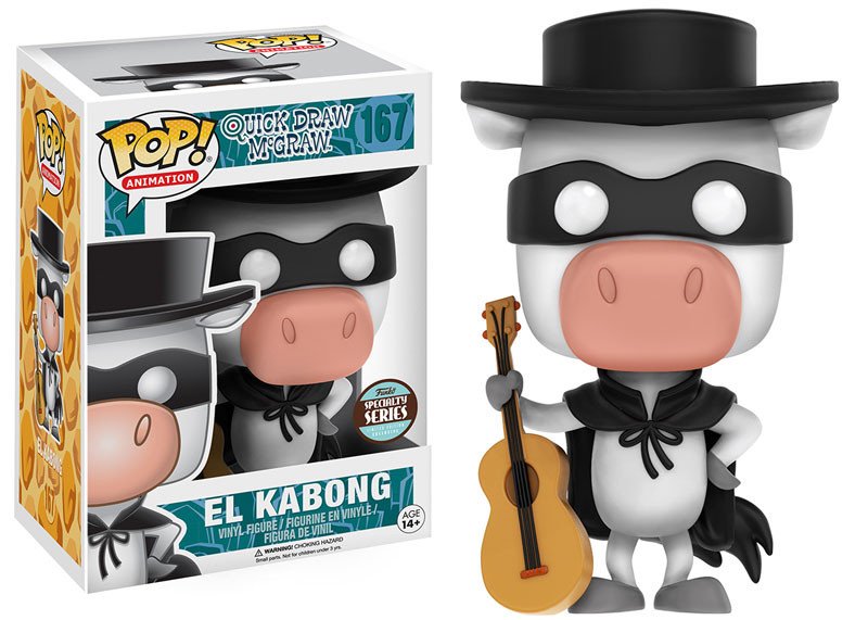POP Animation 167 Quick Draw McGraw El Kabong Vinyl Figure