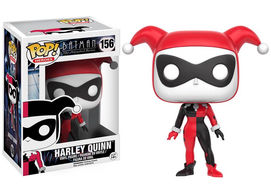 POP Heroes 156 Batman The Animated Series Harley Quinn Vinyl Figure