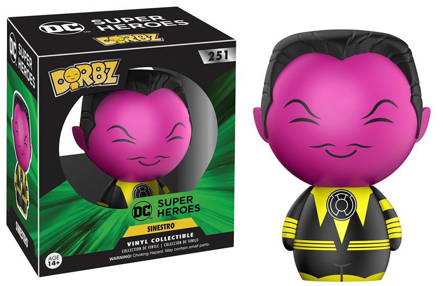Dorbz 251 DC Super Heroes Sinestro Vinyl Figure