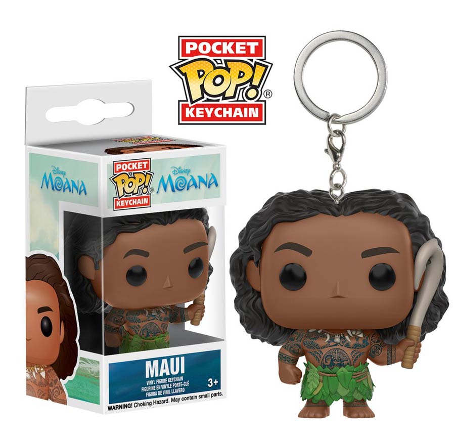 POP Disney Moana Moana Vinyl Figure Pocket Keychain