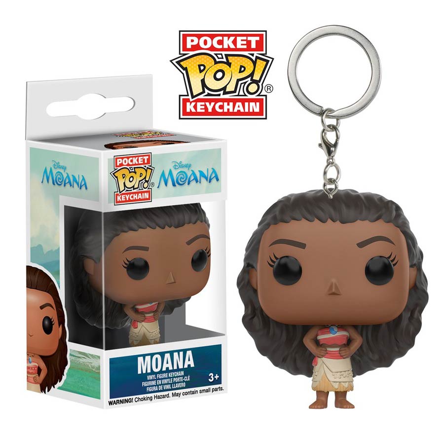 POP Disney Moana Maui Vinyl Figure Pocket Keychain