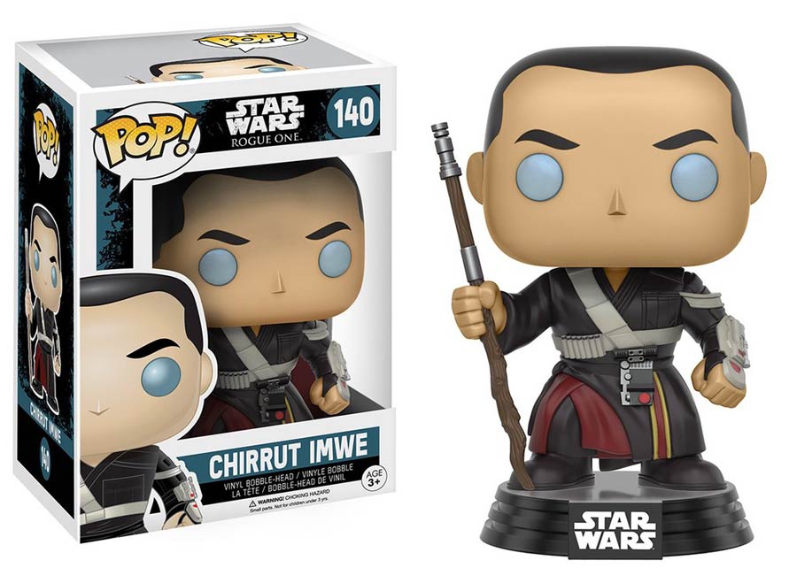 POP Star Wars 140 Rogue One Chirrut Imwe Vinyl Bobble Head