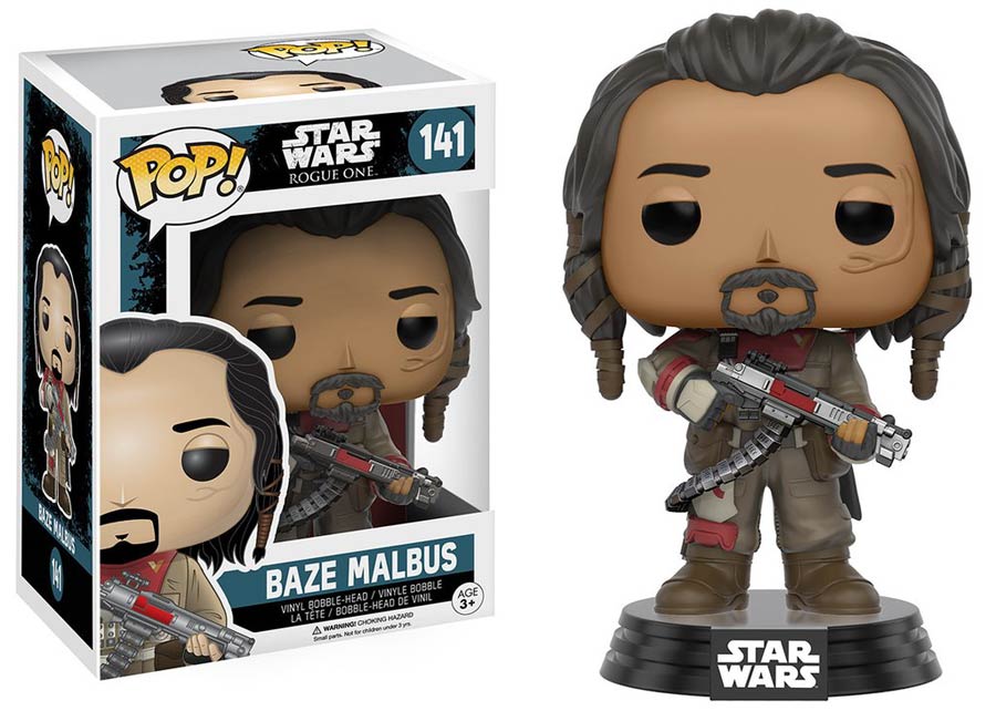 POP Star Wars 141 Rogue One Baze Malbus Vinyl Bobble Head