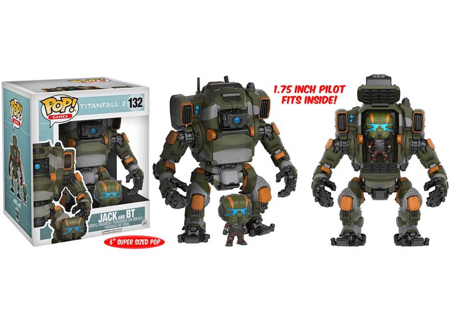 POP Games 132 Titanfall 2 Jack And BT 6-Inch Vinyl Figure
