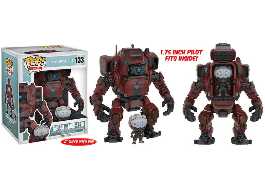 POP Games 133 Titanfall 2 Sarah And MOB-1316 6-Inch Vinyl Figure
