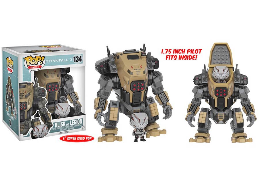 POP Games 134 Titanfall 2 Blisk And Legion 6-Inch Vinyl Figure